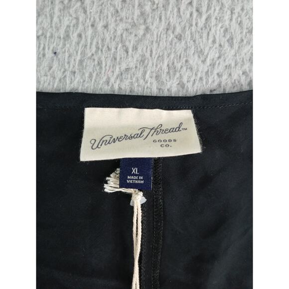 Universal Thread Dress Womens XL Black Tunic Sleeveless Summer Basic Solid NWT - Picture 2 of 9